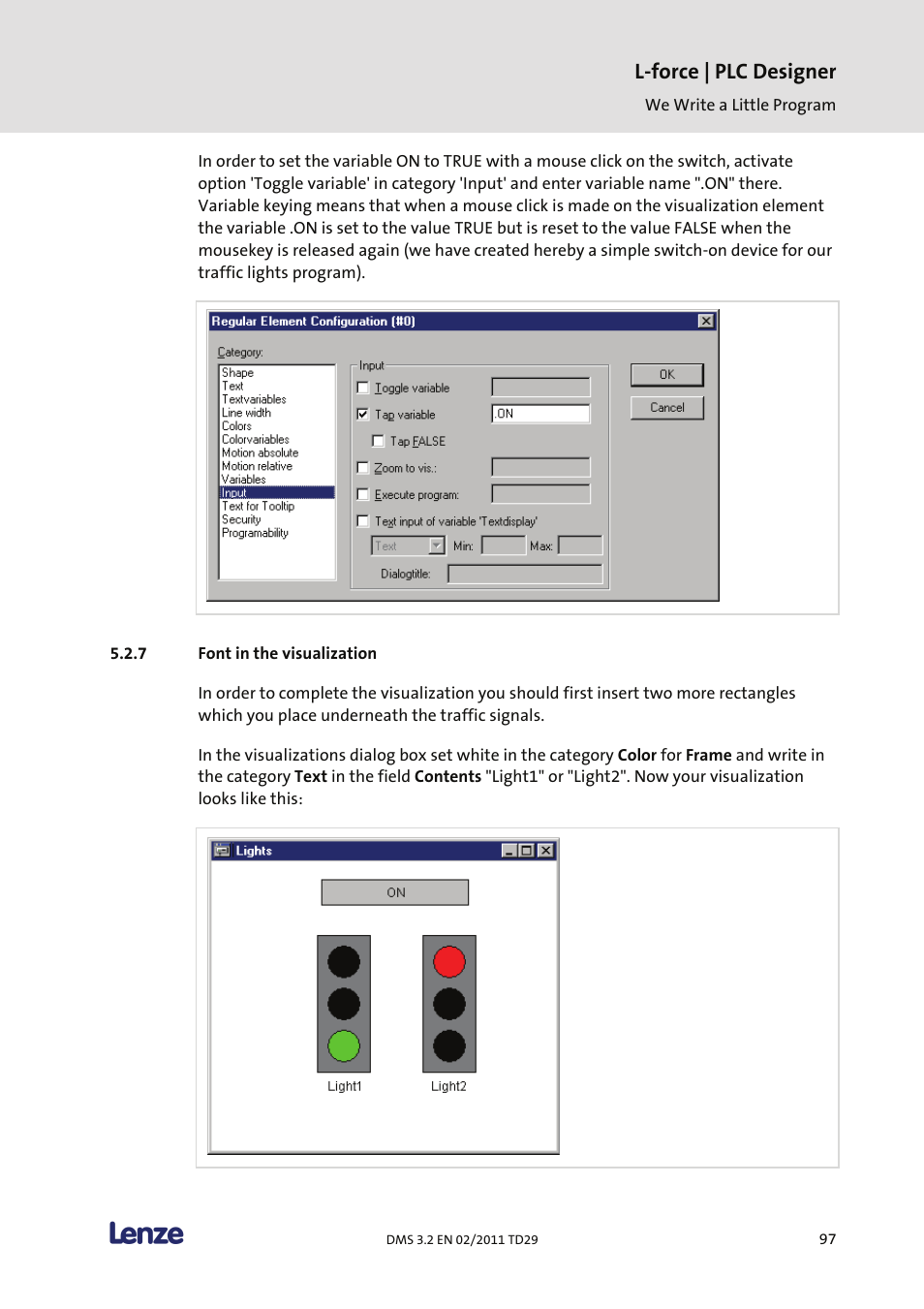 Font in the visualization, L-force | plc designer | Lenze PLC Designer PLC Designer (R2-x) User Manual | Page 99 / 844