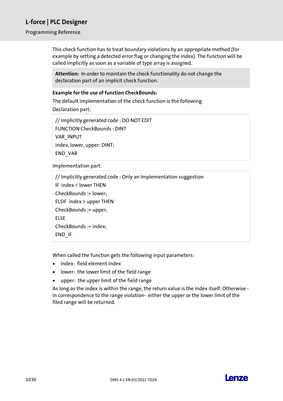 L-force | plc designer | Lenze PLC Designer PLC Designer (R3-1) User Manual | Page 1032 / 1170