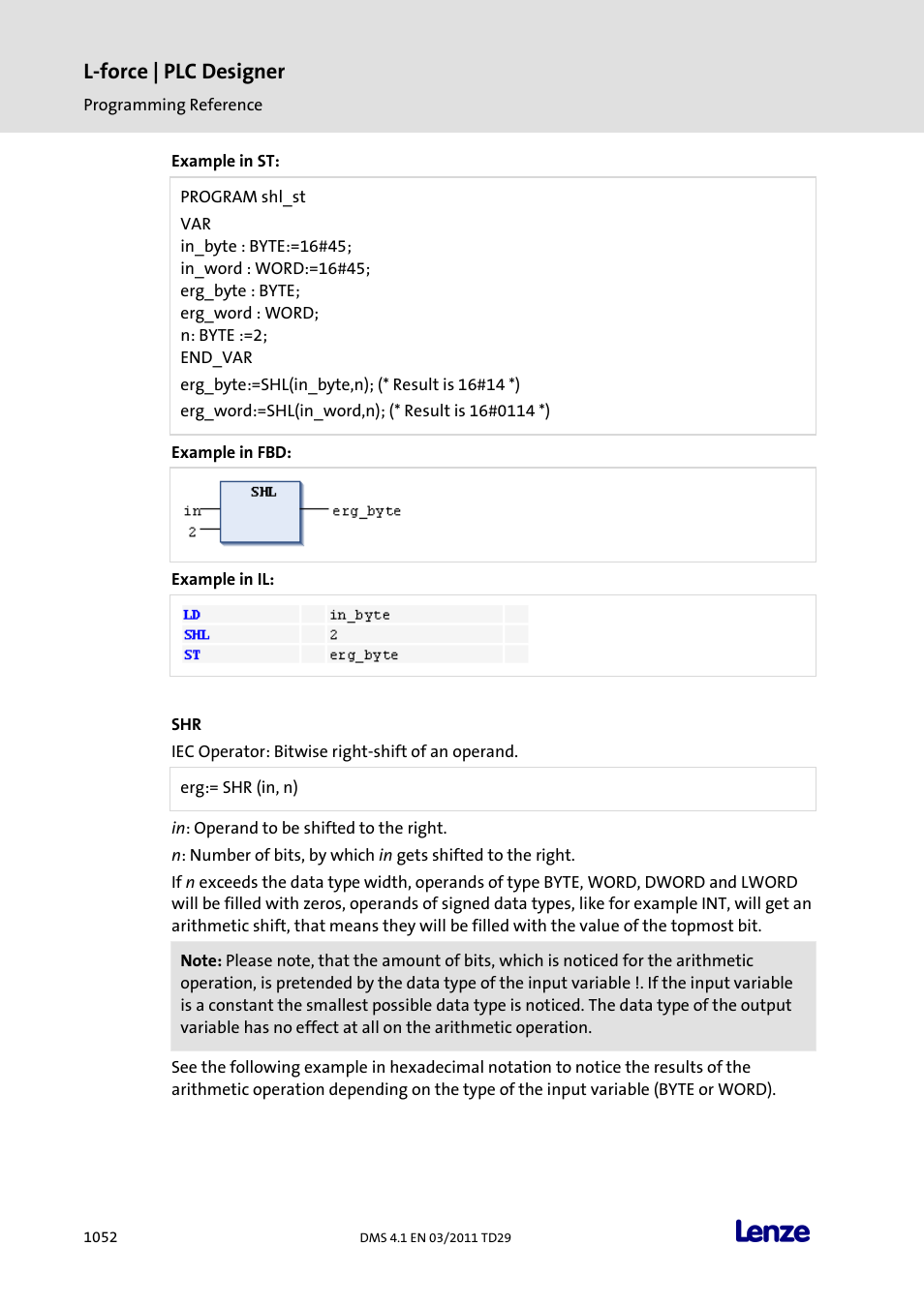 L-force | plc designer | Lenze PLC Designer PLC Designer (R3-1) User Manual | Page 1054 / 1170