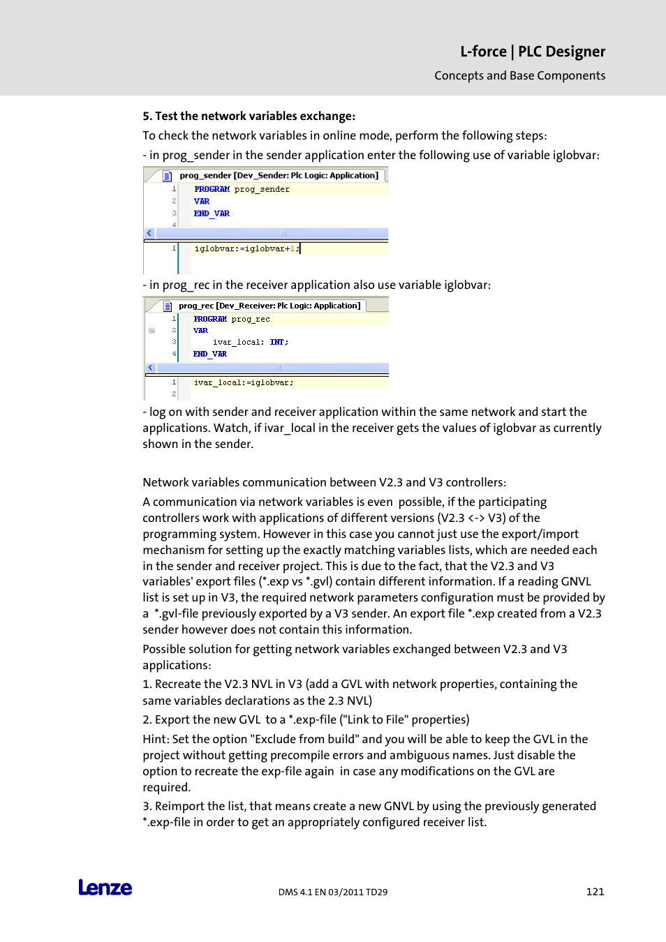 L-force | plc designer | Lenze PLC Designer PLC Designer (R3-1) User Manual | Page 123 / 1170
