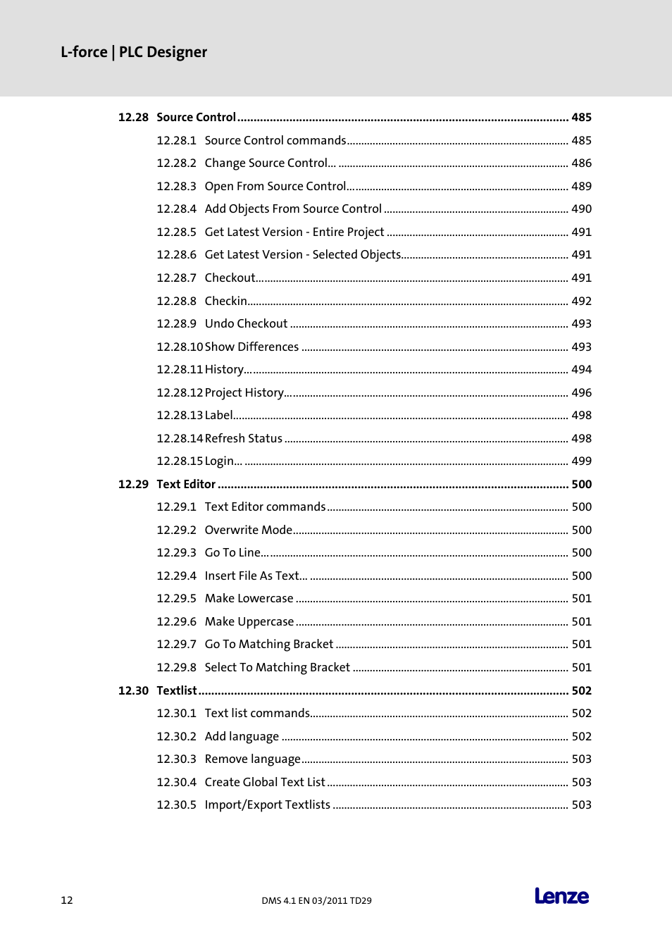 L-force | plc designer | Lenze PLC Designer PLC Designer (R3-1) User Manual | Page 14 / 1170