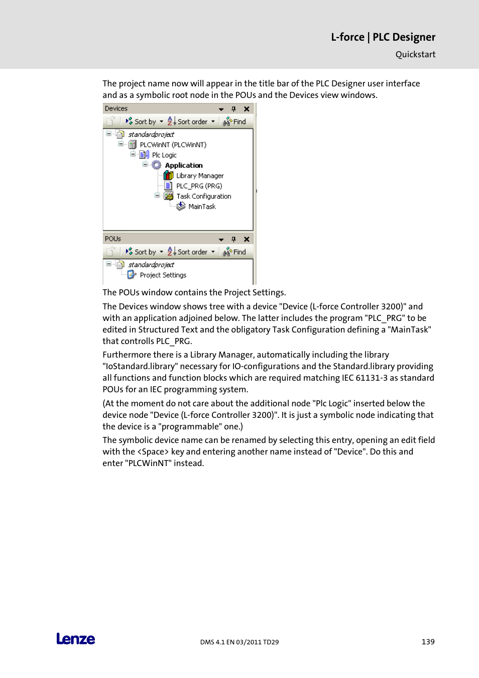 L-force | plc designer | Lenze PLC Designer PLC Designer (R3-1) User Manual | Page 141 / 1170