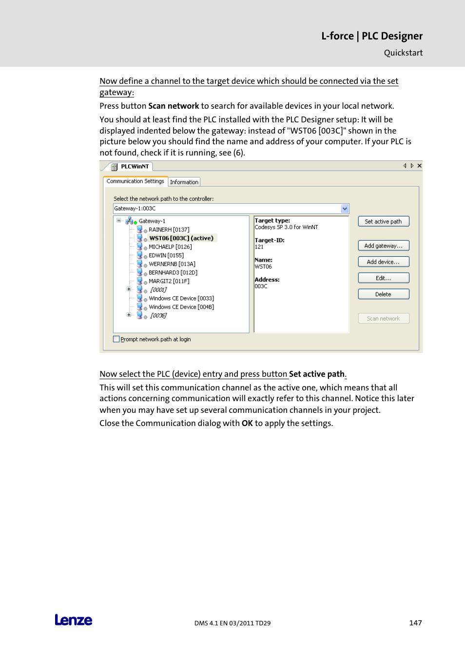 L-force | plc designer | Lenze PLC Designer PLC Designer (R3-1) User Manual | Page 149 / 1170