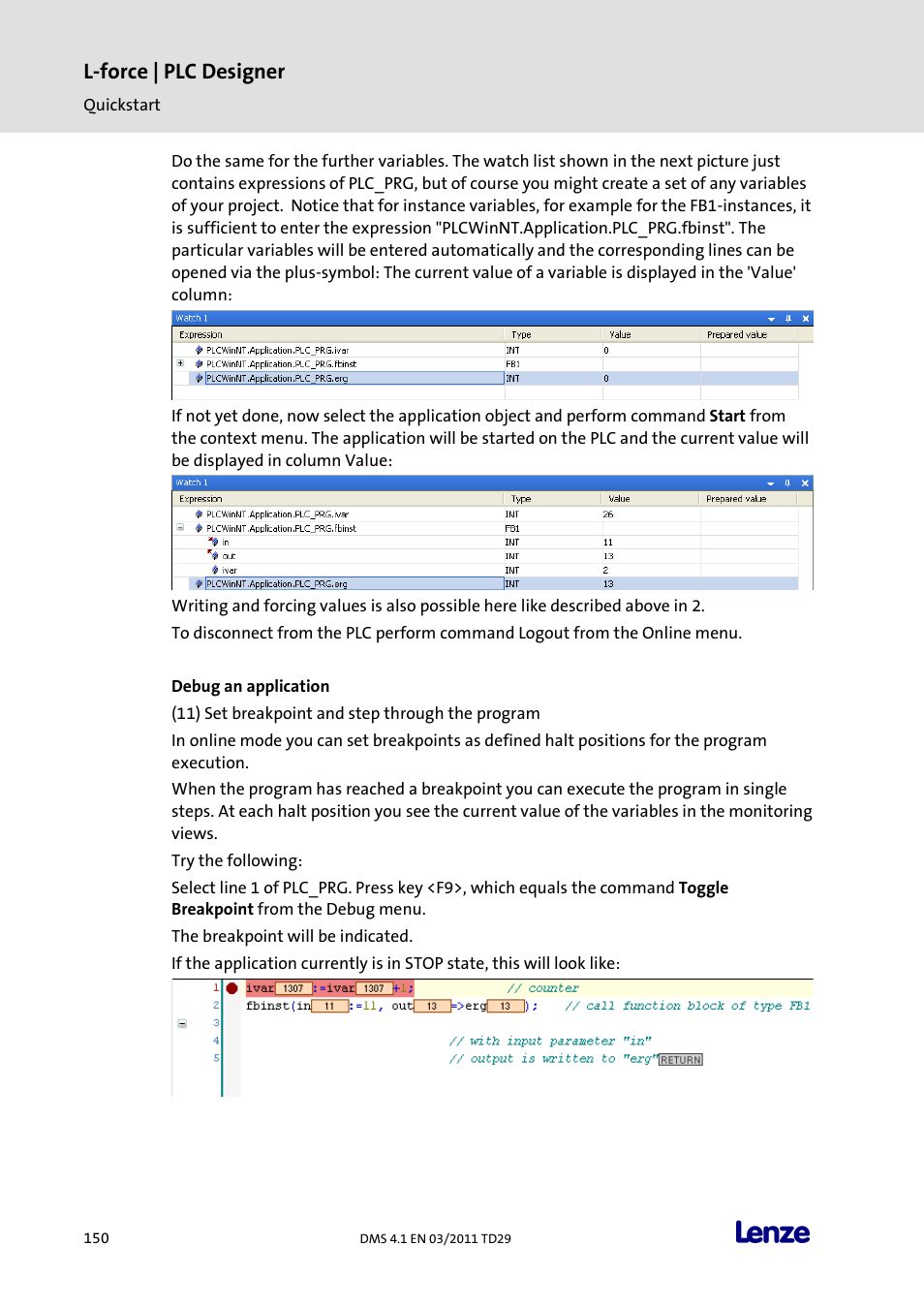 L-force | plc designer | Lenze PLC Designer PLC Designer (R3-1) User Manual | Page 152 / 1170