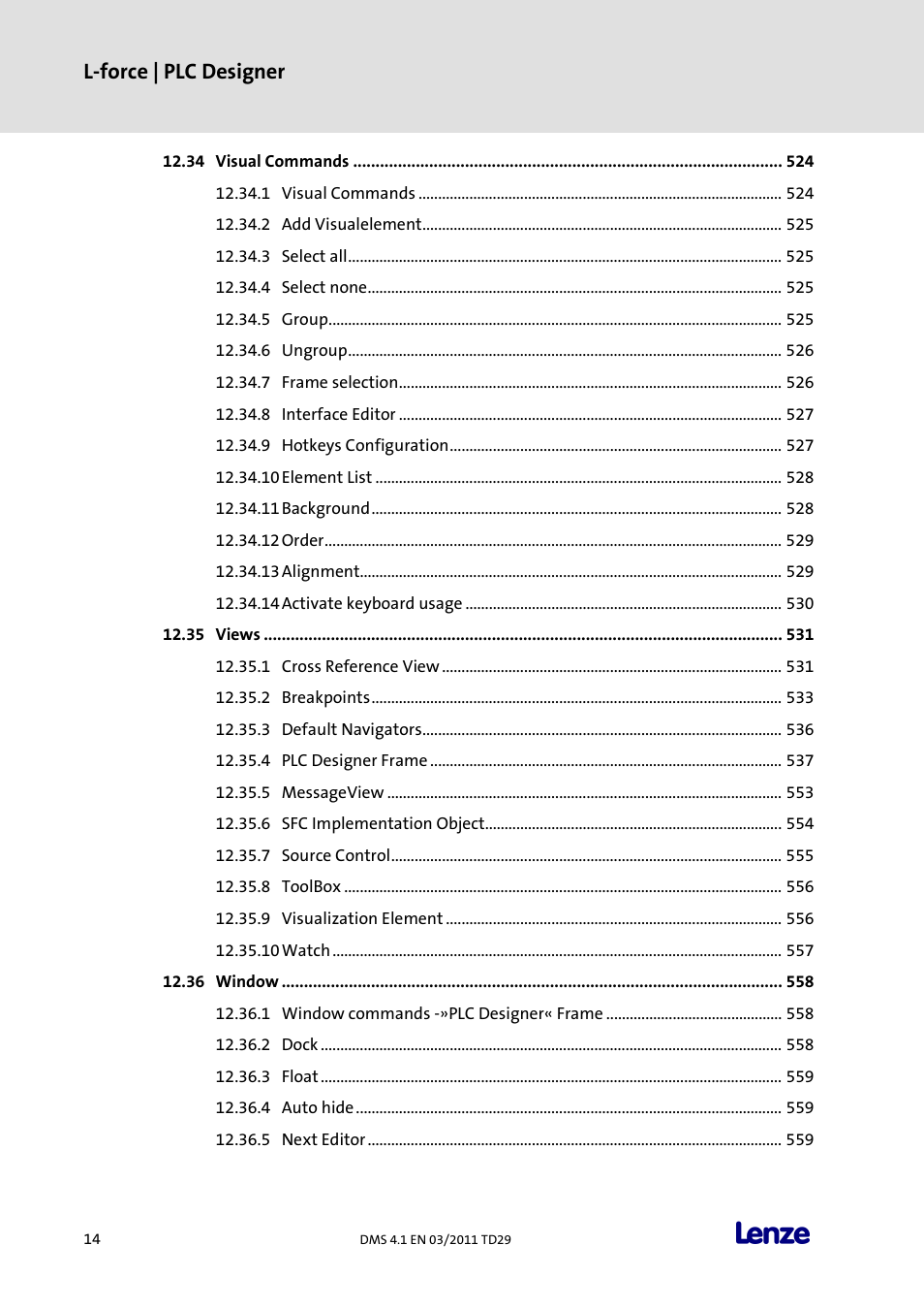 L-force | plc designer | Lenze PLC Designer PLC Designer (R3-1) User Manual | Page 16 / 1170