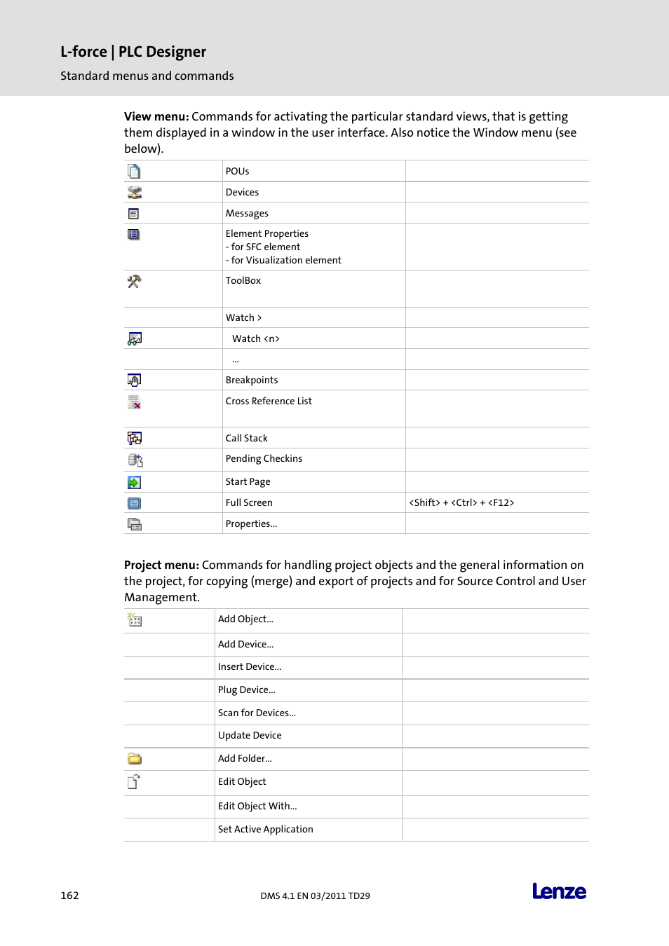 L-force | plc designer | Lenze PLC Designer PLC Designer (R3-1) User Manual | Page 164 / 1170