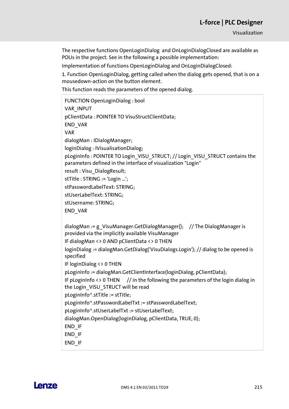 L-force | plc designer | Lenze PLC Designer PLC Designer (R3-1) User Manual | Page 217 / 1170