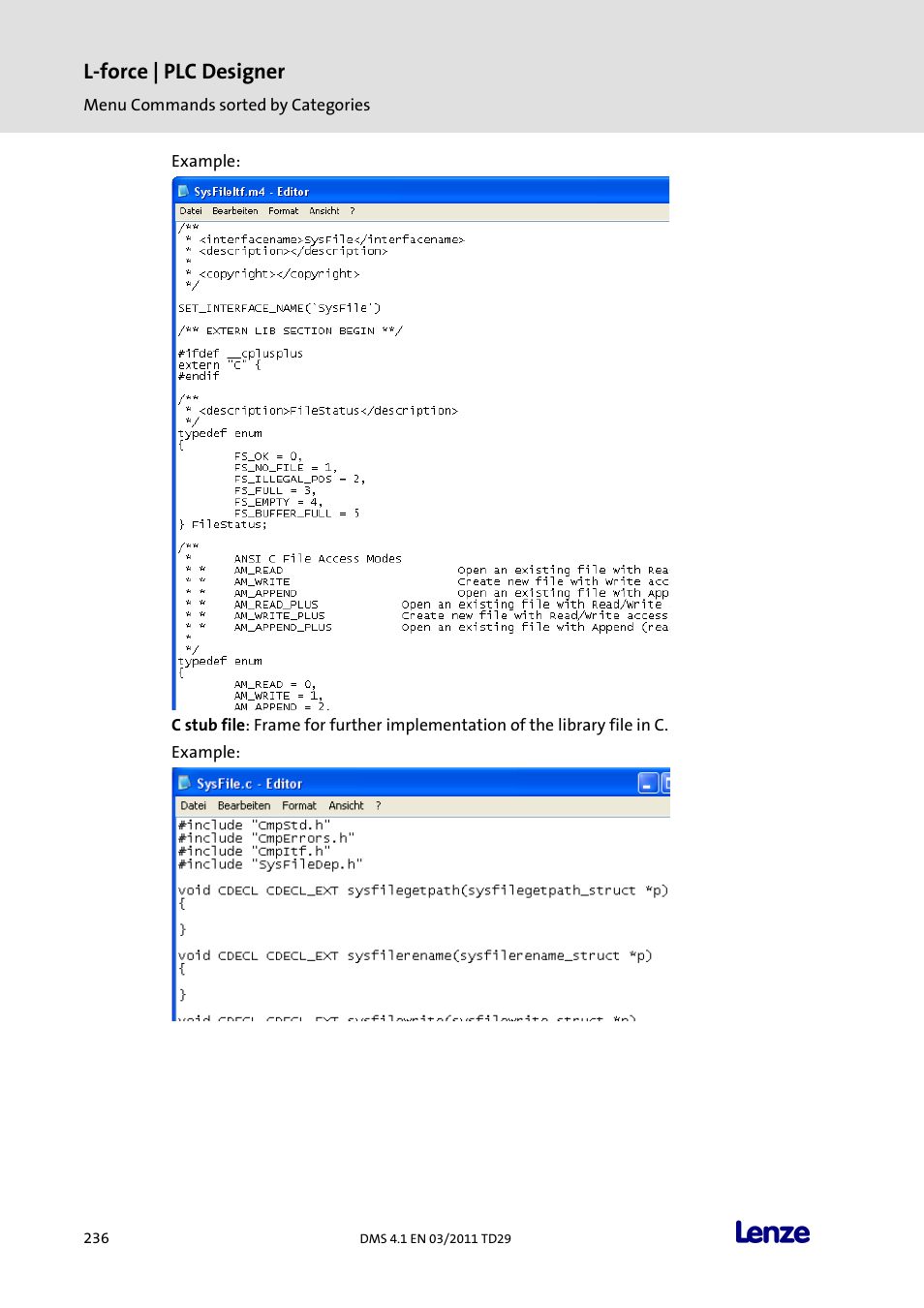 L-force | plc designer | Lenze PLC Designer PLC Designer (R3-1) User Manual | Page 238 / 1170