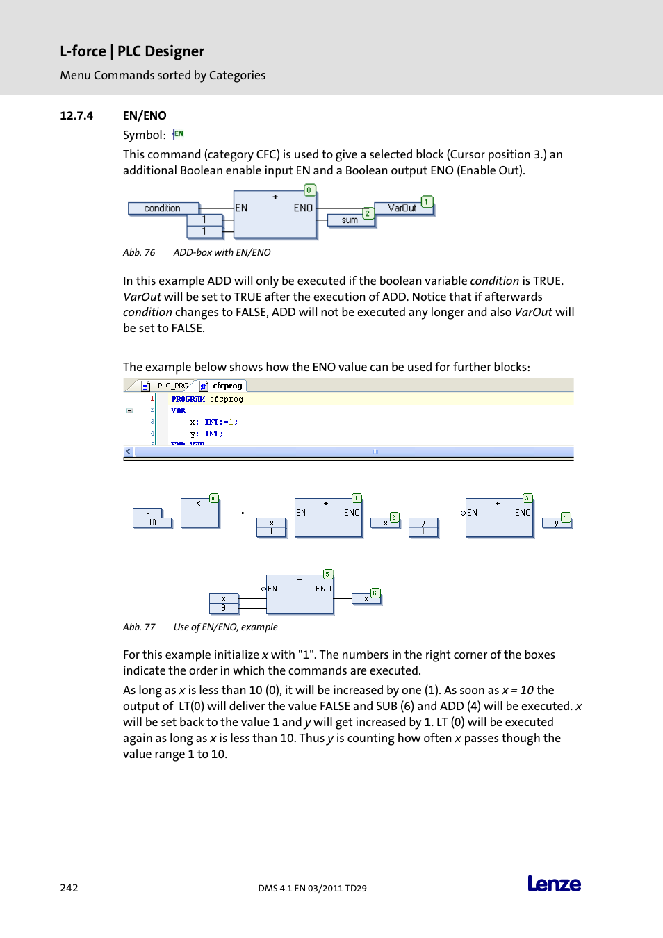 En/eno, L-force | plc designer | Lenze PLC Designer PLC Designer (R3-1) User Manual | Page 244 / 1170