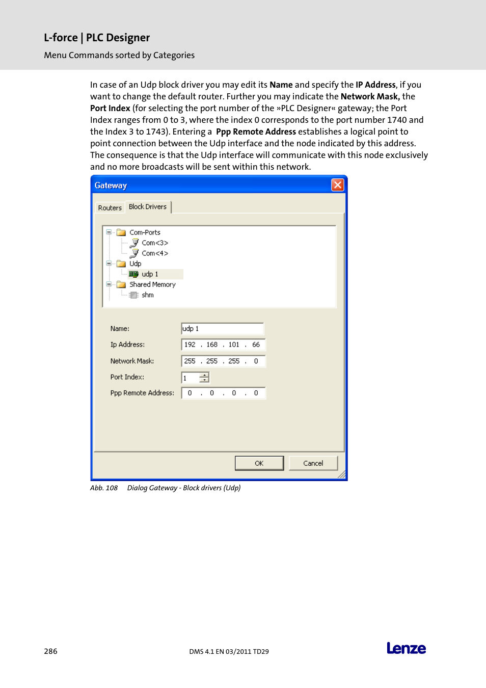 L-force | plc designer | Lenze PLC Designer PLC Designer (R3-1) User Manual | Page 288 / 1170