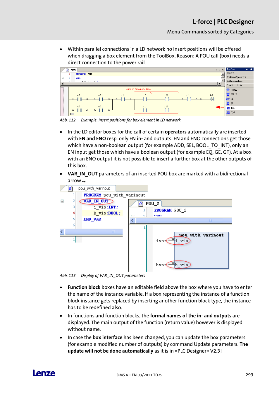 L-force | plc designer | Lenze PLC Designer PLC Designer (R3-1) User Manual | Page 295 / 1170