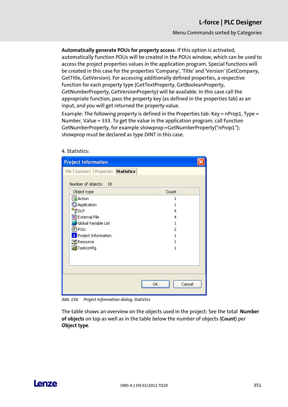 L-force | plc designer | Lenze PLC Designer PLC Designer (R3-1) User Manual | Page 353 / 1170