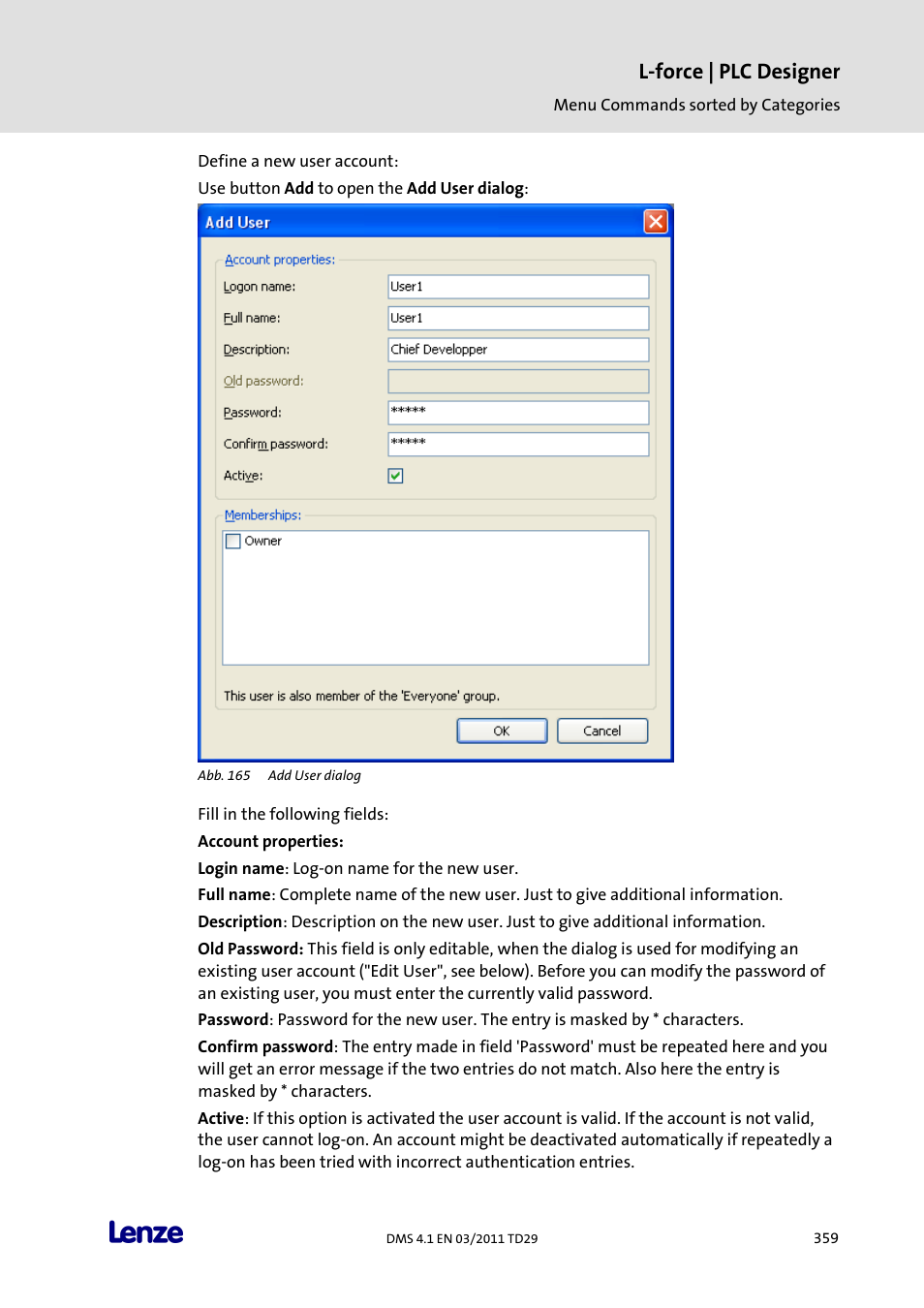 L-force | plc designer | Lenze PLC Designer PLC Designer (R3-1) User Manual | Page 361 / 1170