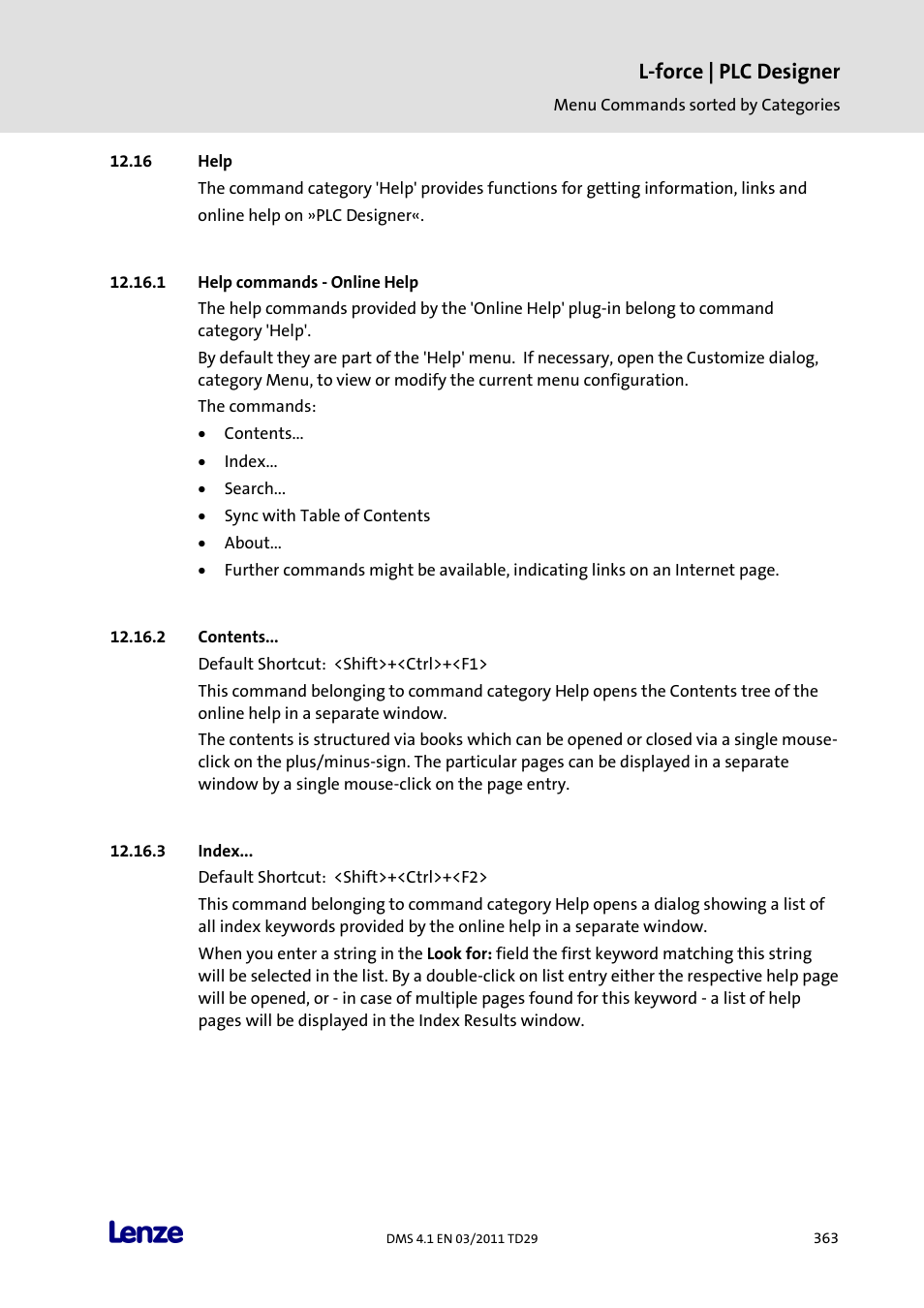 Lenze PLC Designer PLC Designer (R3-1) User Manual | Page 365 / 1170