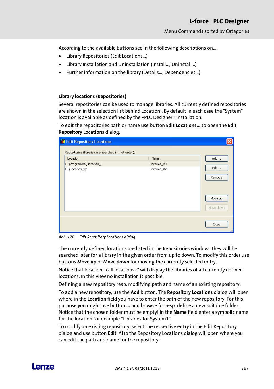 L-force | plc designer | Lenze PLC Designer PLC Designer (R3-1) User Manual | Page 369 / 1170