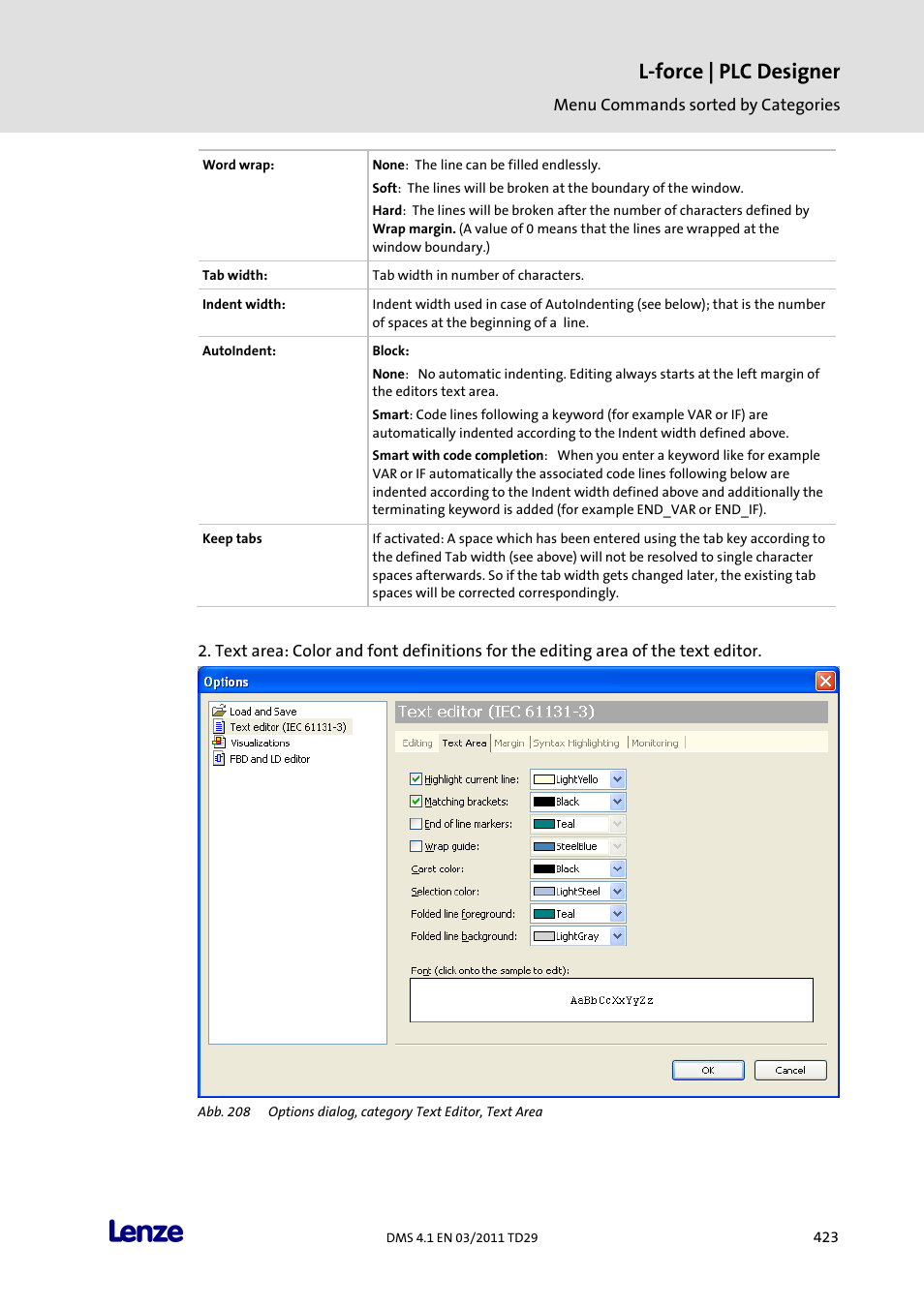 L-force | plc designer | Lenze PLC Designer PLC Designer (R3-1) User Manual | Page 425 / 1170