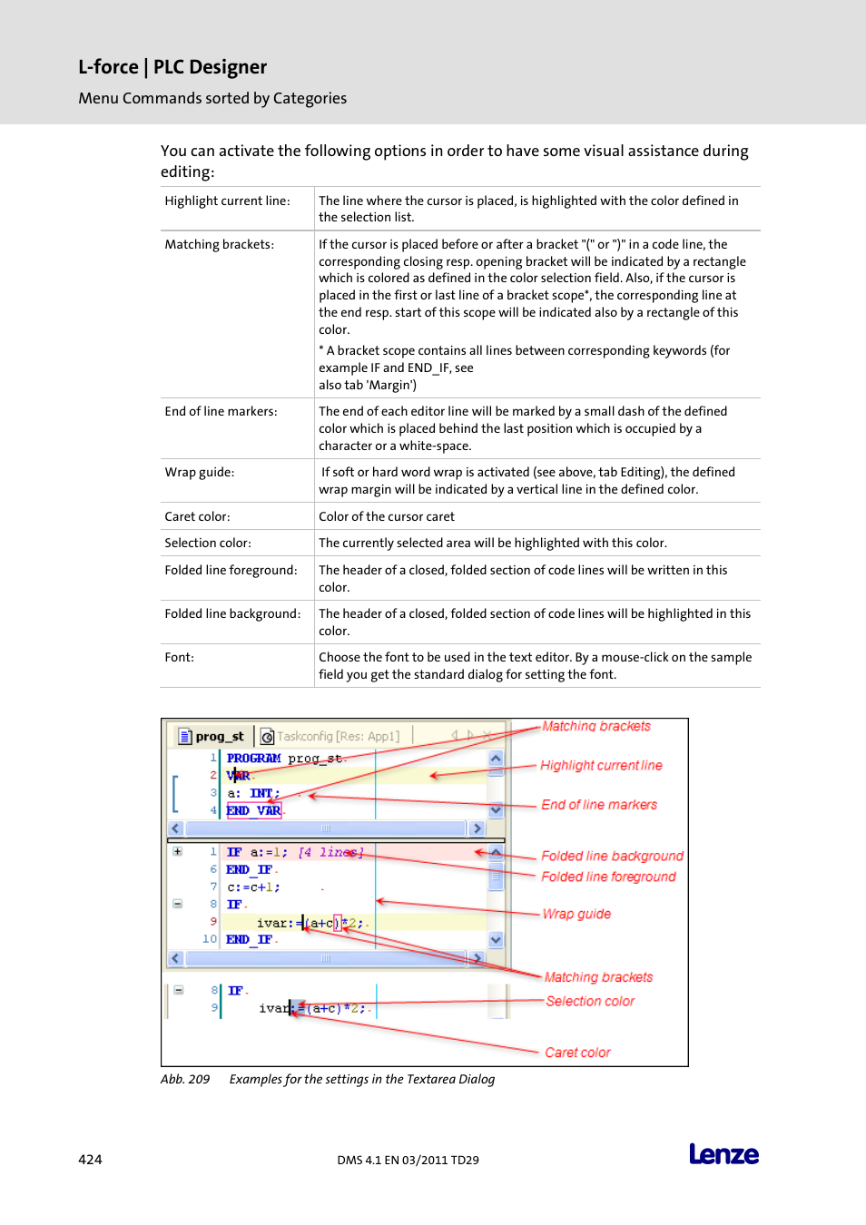 L-force | plc designer | Lenze PLC Designer PLC Designer (R3-1) User Manual | Page 426 / 1170