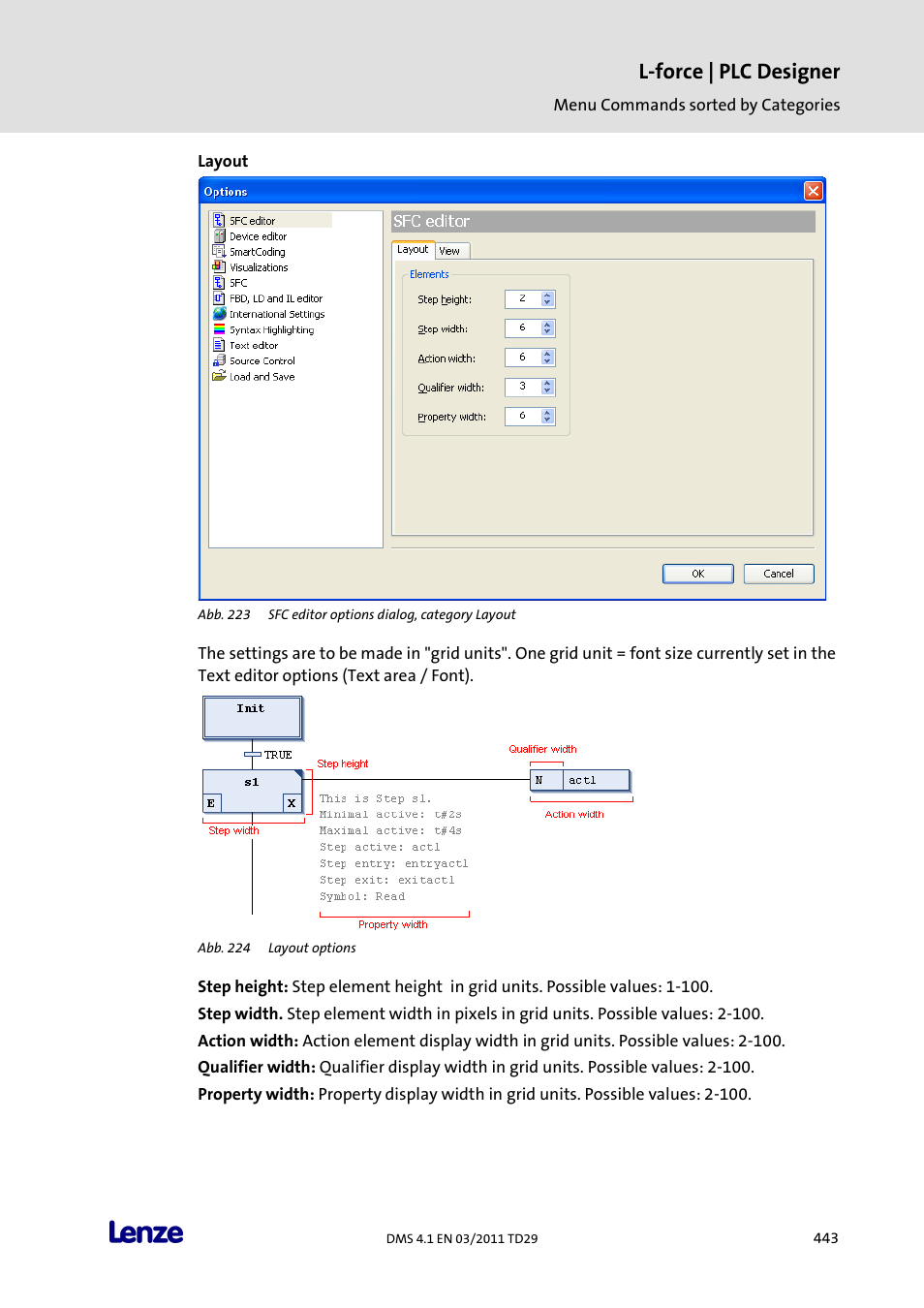 L-force | plc designer | Lenze PLC Designer PLC Designer (R3-1) User Manual | Page 445 / 1170