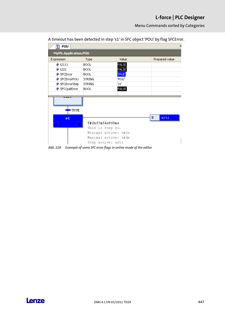 L-force | plc designer | Lenze PLC Designer PLC Designer (R3-1) User Manual | Page 449 / 1170