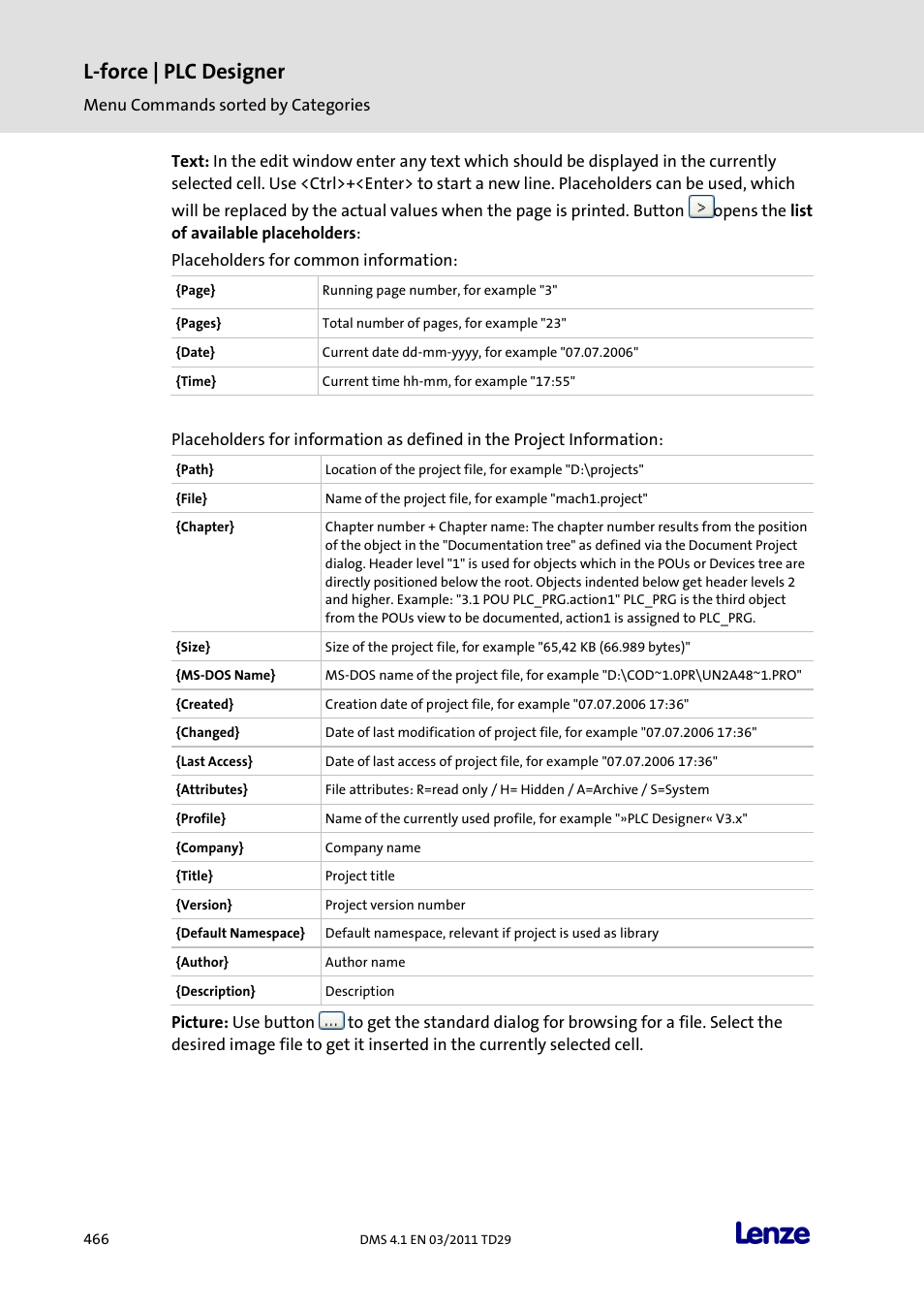 L-force | plc designer | Lenze PLC Designer PLC Designer (R3-1) User Manual | Page 468 / 1170