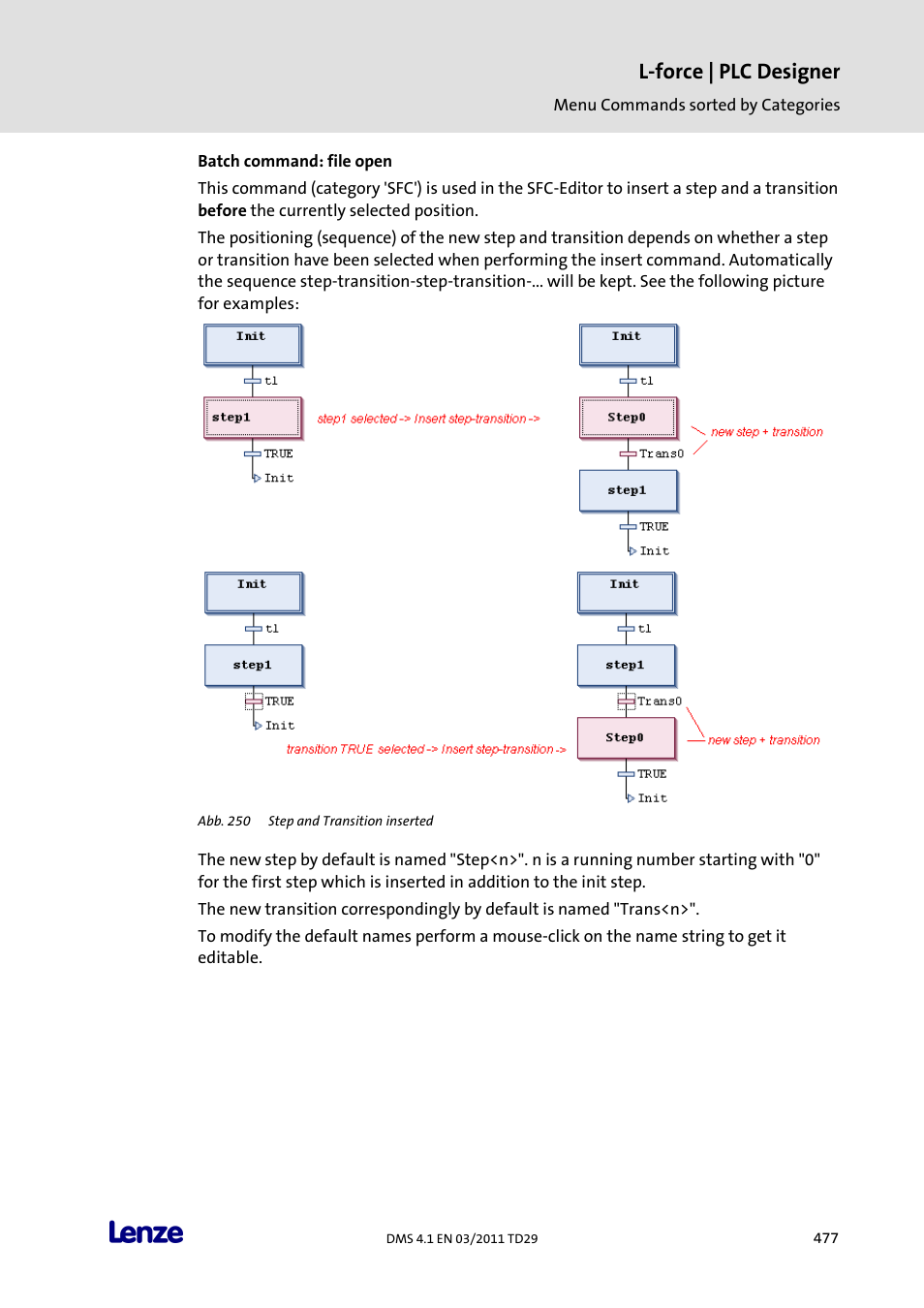 L-force | plc designer | Lenze PLC Designer PLC Designer (R3-1) User Manual | Page 479 / 1170