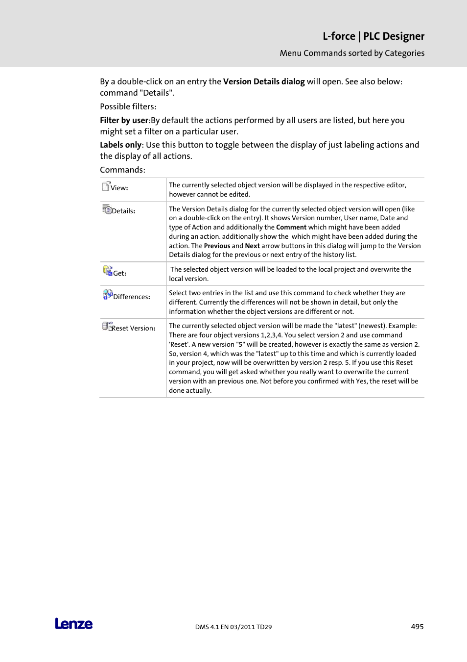 L-force | plc designer | Lenze PLC Designer PLC Designer (R3-1) User Manual | Page 497 / 1170