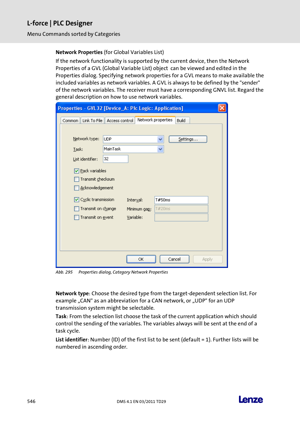 L-force | plc designer | Lenze PLC Designer PLC Designer (R3-1) User Manual | Page 548 / 1170