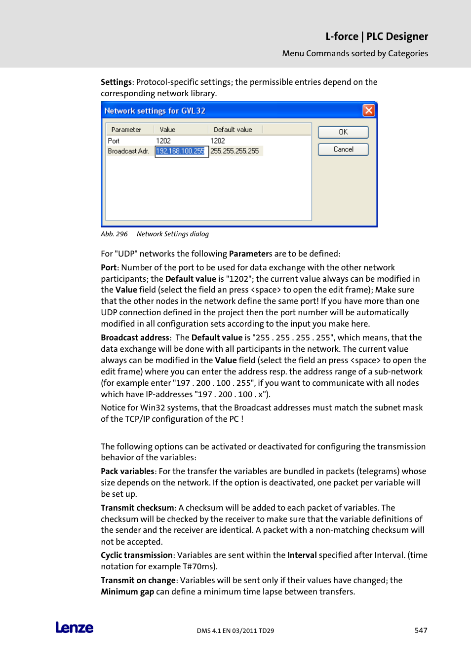 L-force | plc designer | Lenze PLC Designer PLC Designer (R3-1) User Manual | Page 549 / 1170