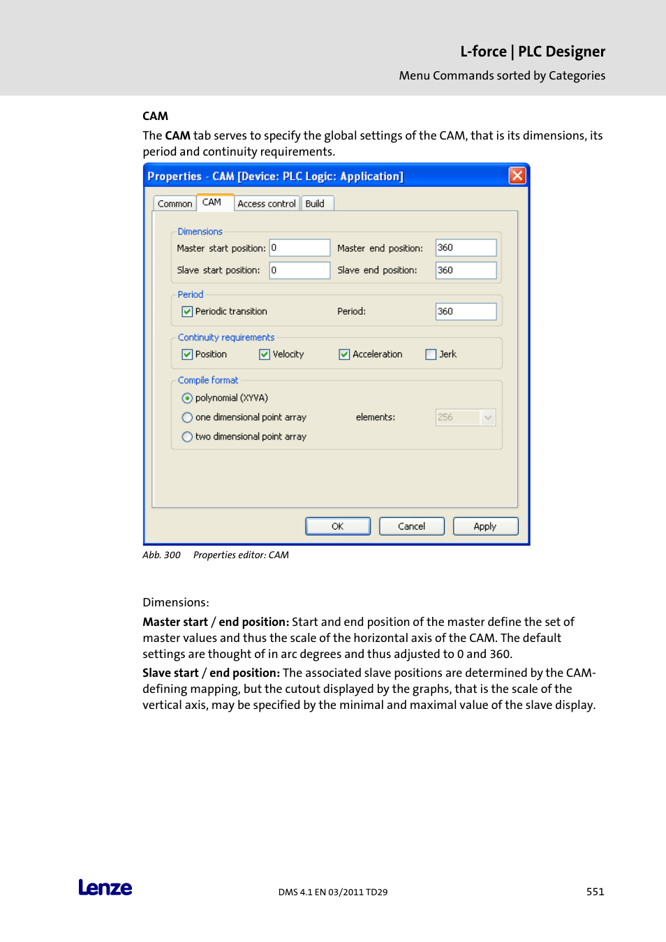 L-force | plc designer | Lenze PLC Designer PLC Designer (R3-1) User Manual | Page 553 / 1170