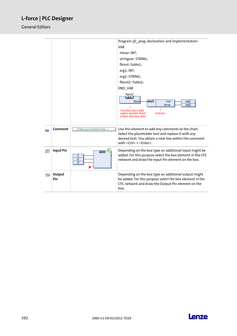 L-force | plc designer | Lenze PLC Designer PLC Designer (R3-1) User Manual | Page 594 / 1170