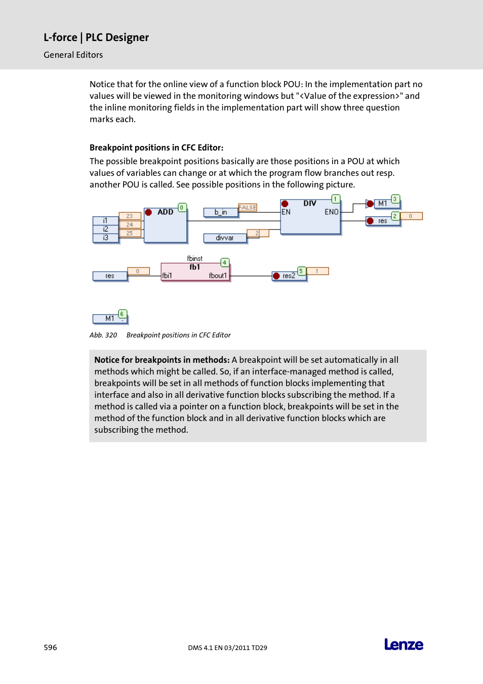 L-force | plc designer | Lenze PLC Designer PLC Designer (R3-1) User Manual | Page 598 / 1170