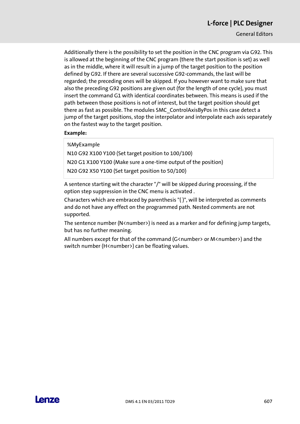 L-force | plc designer | Lenze PLC Designer PLC Designer (R3-1) User Manual | Page 609 / 1170