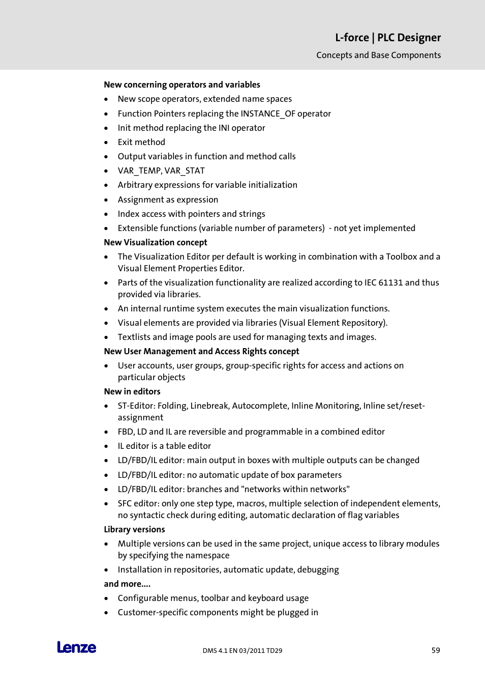 L-force | plc designer | Lenze PLC Designer PLC Designer (R3-1) User Manual | Page 61 / 1170