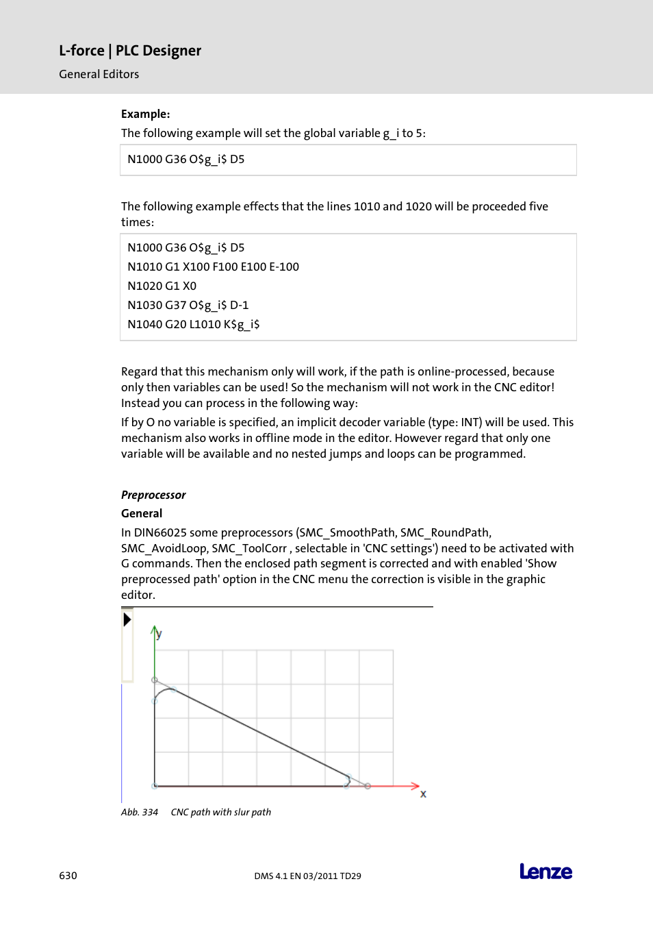 Preprocessor, L-force | plc designer | Lenze PLC Designer PLC Designer (R3-1) User Manual | Page 632 / 1170