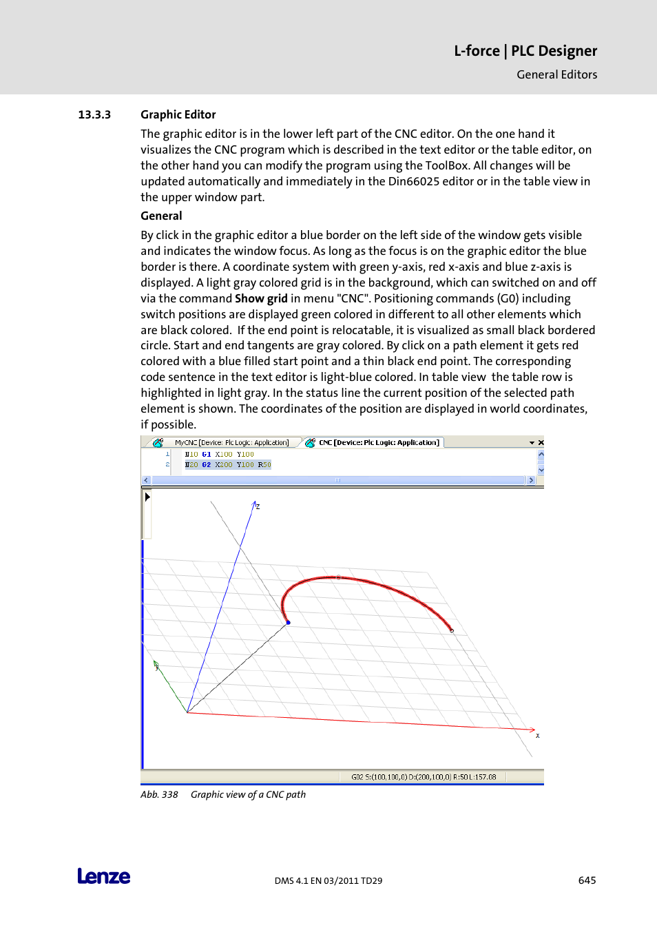 Graphic editor, L-force | plc designer | Lenze PLC Designer PLC Designer (R3-1) User Manual | Page 647 / 1170