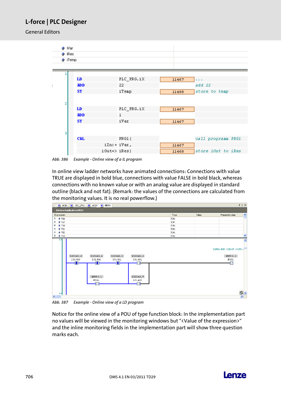 L-force | plc designer | Lenze PLC Designer PLC Designer (R3-1) User Manual | Page 708 / 1170