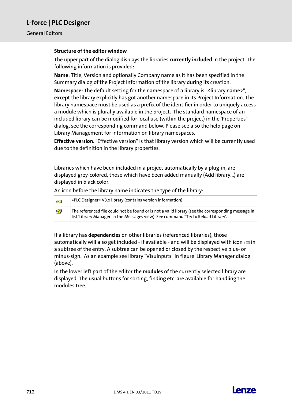 L-force | plc designer | Lenze PLC Designer PLC Designer (R3-1) User Manual | Page 714 / 1170