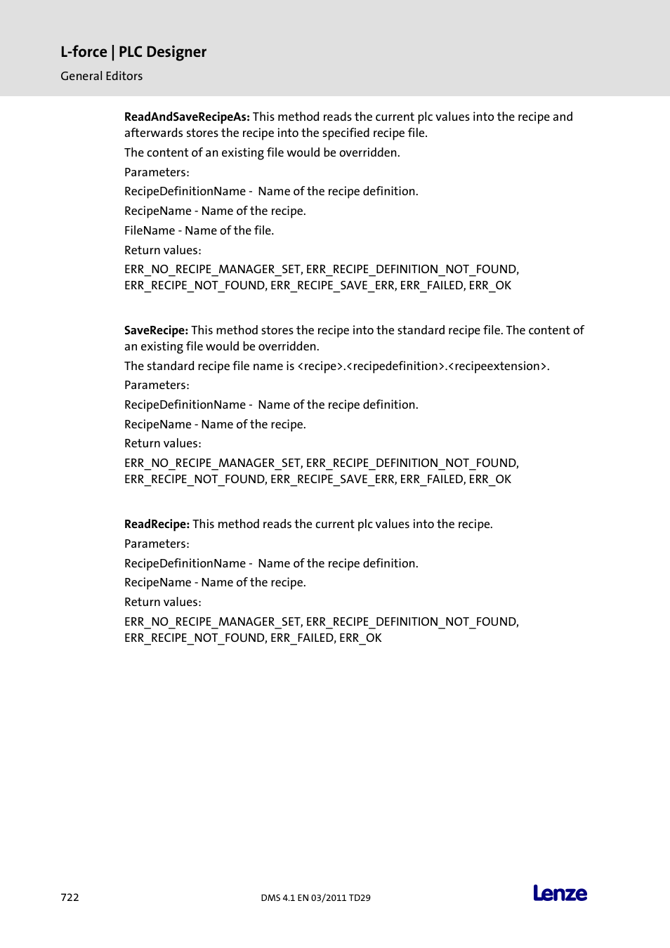 L-force | plc designer | Lenze PLC Designer PLC Designer (R3-1) User Manual | Page 724 / 1170