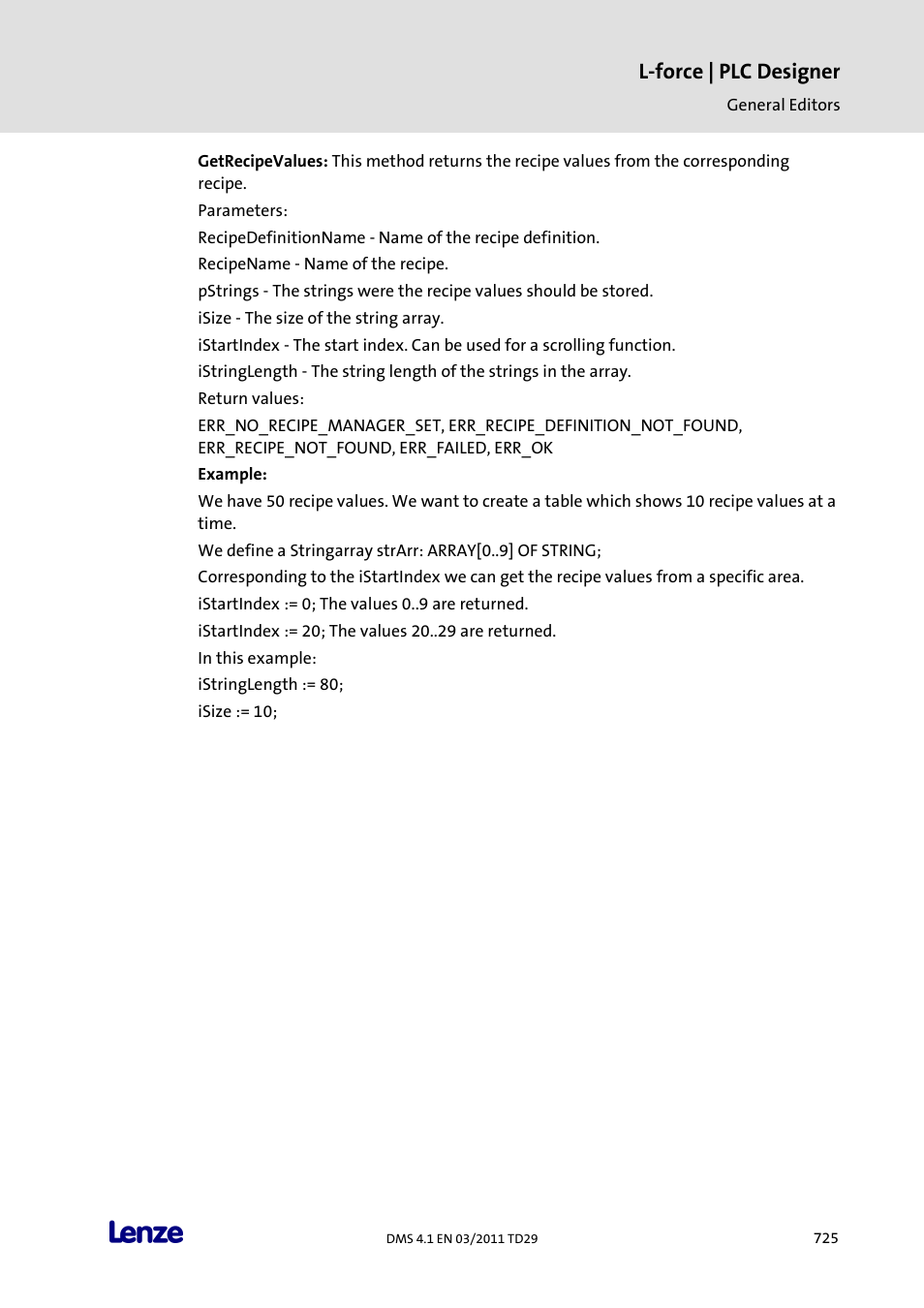 L-force | plc designer | Lenze PLC Designer PLC Designer (R3-1) User Manual | Page 727 / 1170