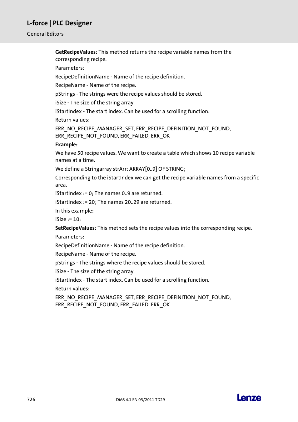 L-force | plc designer | Lenze PLC Designer PLC Designer (R3-1) User Manual | Page 728 / 1170