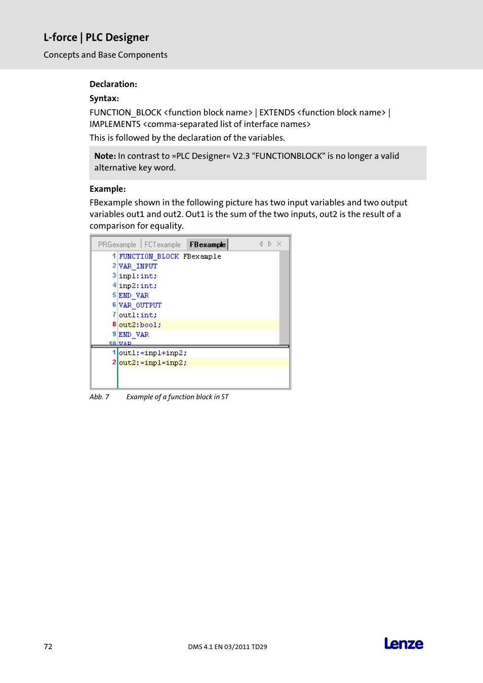 L-force | plc designer | Lenze PLC Designer PLC Designer (R3-1) User Manual | Page 74 / 1170