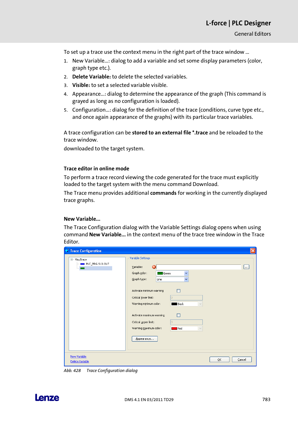 New variable, L-force | plc designer | Lenze PLC Designer PLC Designer (R3-1) User Manual | Page 785 / 1170