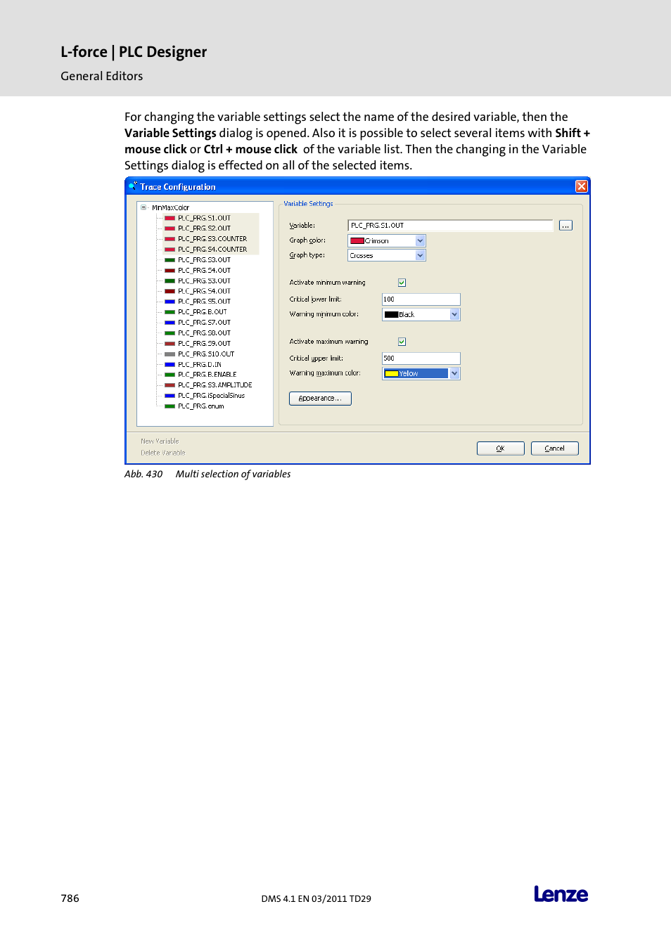 L-force | plc designer | Lenze PLC Designer PLC Designer (R3-1) User Manual | Page 788 / 1170