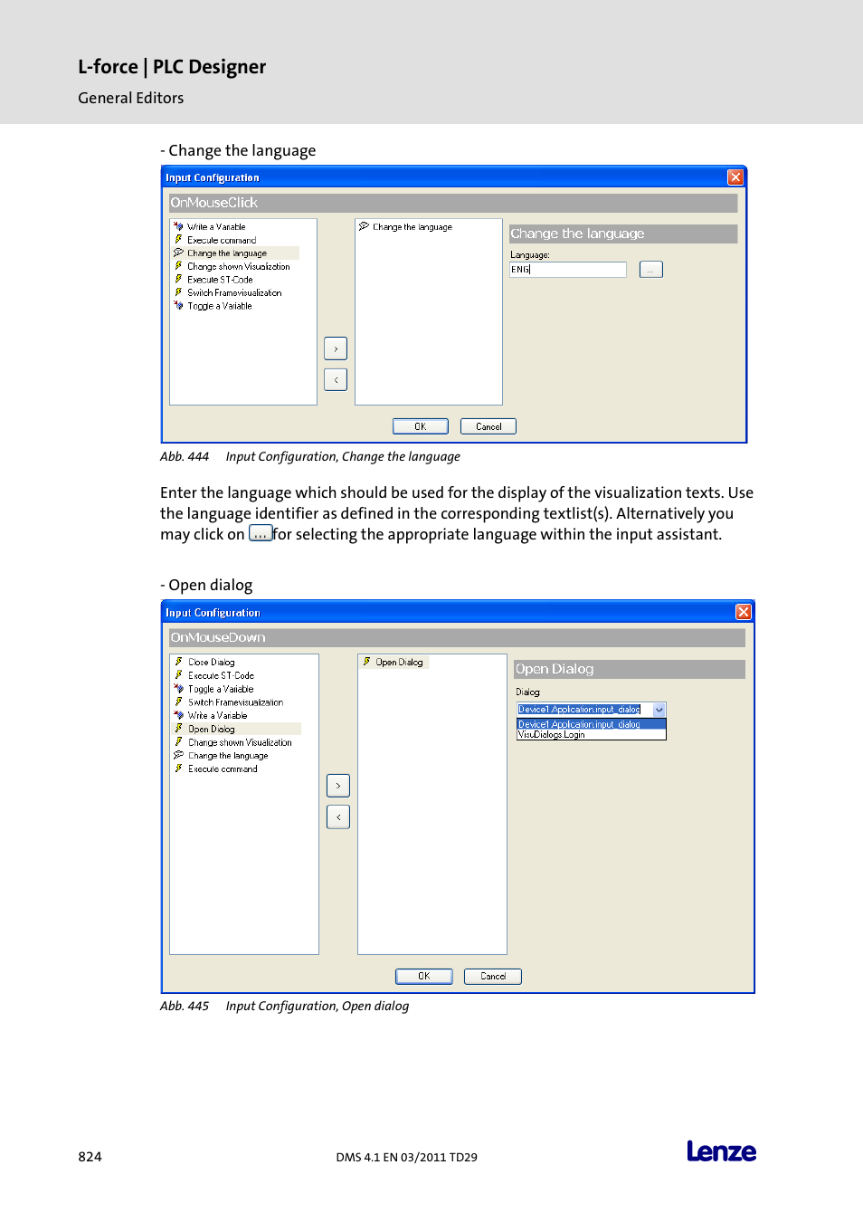 L-force | plc designer | Lenze PLC Designer PLC Designer (R3-1) User Manual | Page 826 / 1170