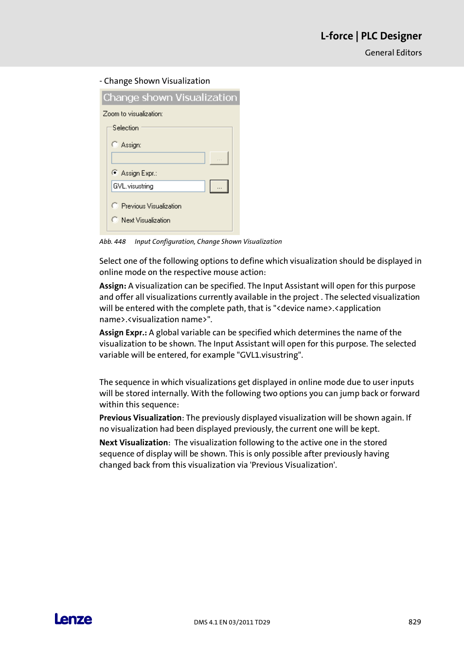 L-force | plc designer | Lenze PLC Designer PLC Designer (R3-1) User Manual | Page 831 / 1170