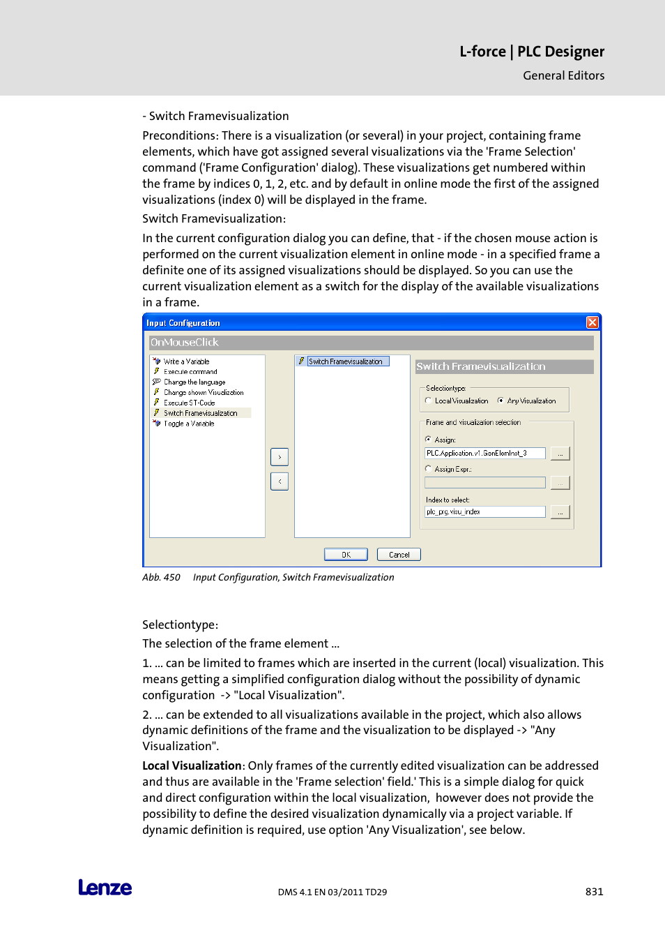 L-force | plc designer | Lenze PLC Designer PLC Designer (R3-1) User Manual | Page 833 / 1170