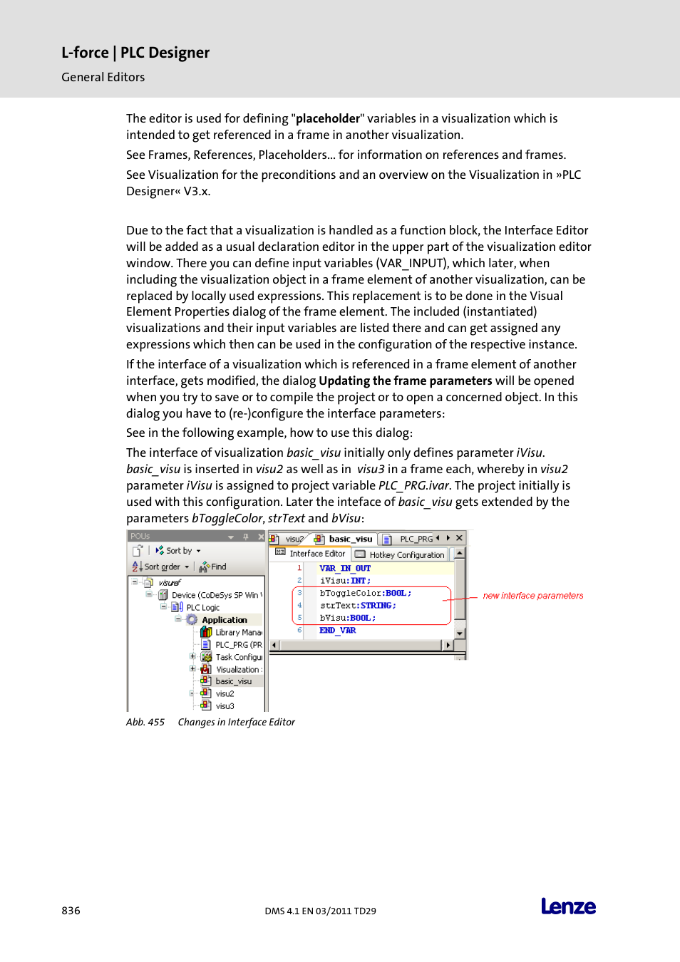 L-force | plc designer | Lenze PLC Designer PLC Designer (R3-1) User Manual | Page 838 / 1170