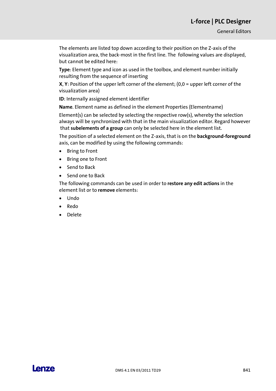 L-force | plc designer | Lenze PLC Designer PLC Designer (R3-1) User Manual | Page 843 / 1170