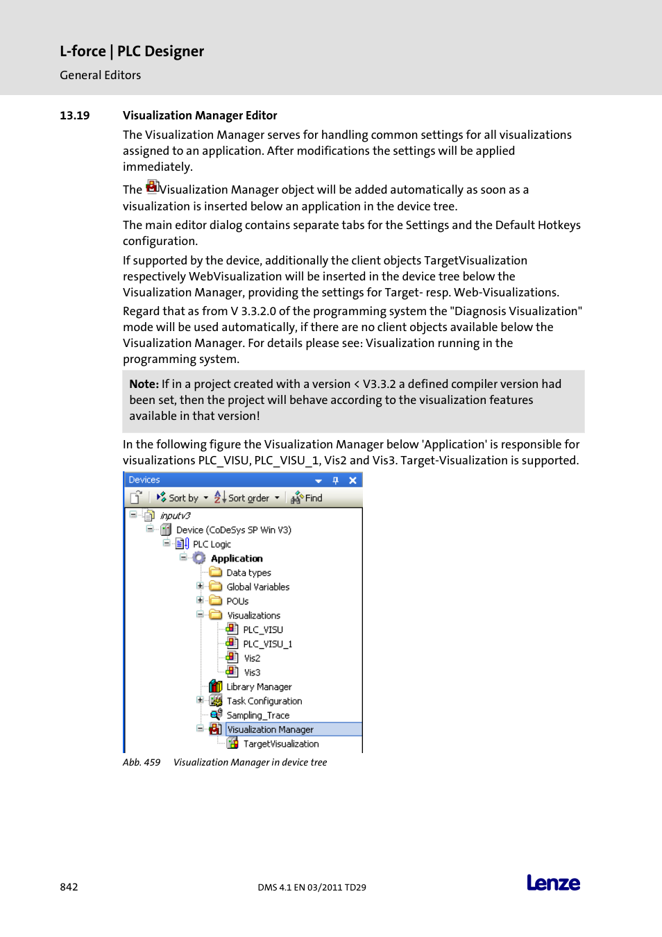 Visualization manager editor, L-force | plc designer | Lenze PLC Designer PLC Designer (R3-1) User Manual | Page 844 / 1170