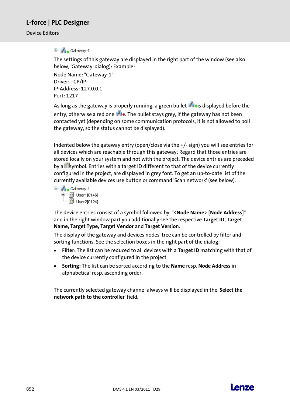 L-force | plc designer | Lenze PLC Designer PLC Designer (R3-1) User Manual | Page 854 / 1170